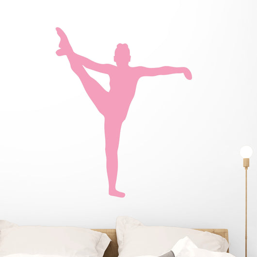 Gymnastics Silhouette Wall Decal