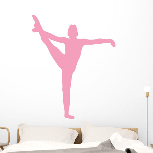 Gymnastics Silhouette Wall Decal