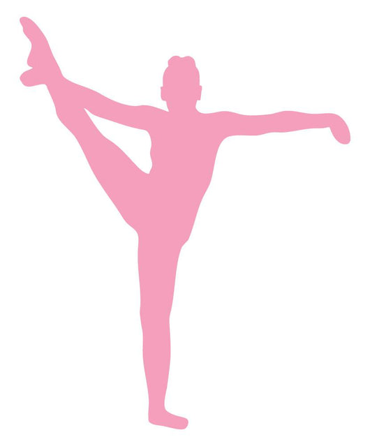 Gymnastics Silhouette Wall Decal