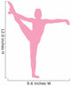 Gymnastics Silhouette Wall Decal
