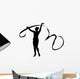 Gymnastic Silhouette Wall Decal