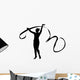 Gymnastic Silhouette Wall Decal