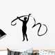 Gymnastic Silhouette Wall Decal
