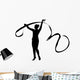 Gymnastic Silhouette Wall Decal