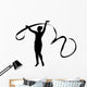 Gymnastic Silhouette Wall Decal