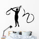 Gymnastic Silhouette Wall Decal