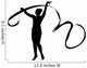 Gymnastic Silhouette Wall Decal
