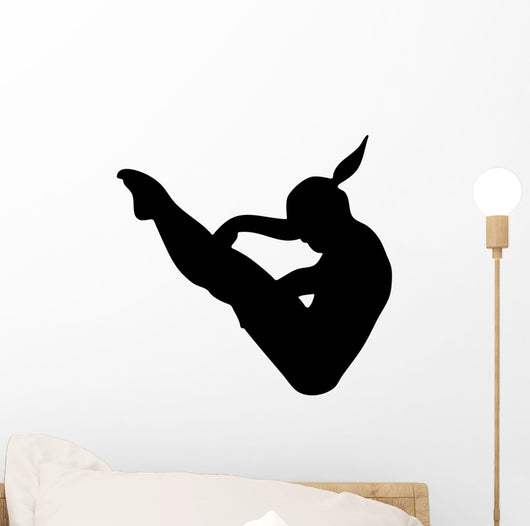 Gymnastics Silhouette Wall Decal
