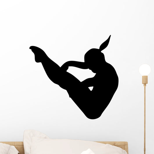 Gymnastics Silhouette Wall Decal