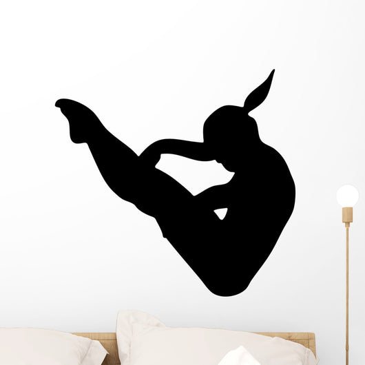 Gymnastics Silhouette Wall Decal