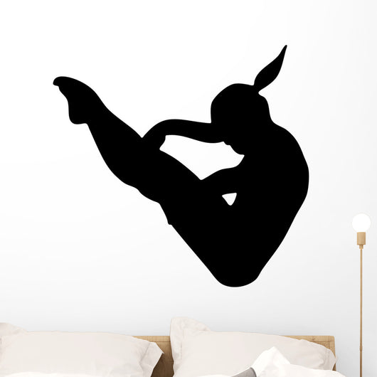 Gymnastics Silhouette Wall Decal