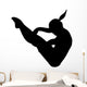 Gymnastics Silhouette Wall Decal