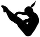 Gymnastics Silhouette Wall Decal