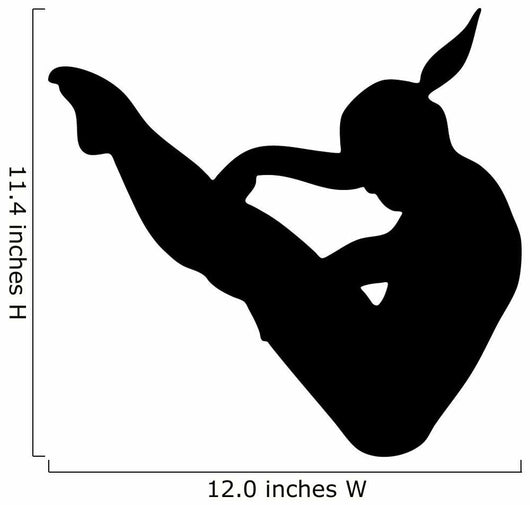 Gymnastics Silhouette Wall Decal