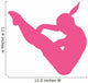 Gymnastics Flip Hot Pink Wall Decal