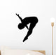 Gymnastic Silhouette Wall Decal