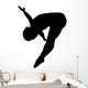 Gymnastic Silhouette Wall Decal