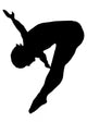 Gymnastic Silhouette Wall Decal