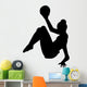 Gymnastics Silhouette Ball Black Wall Decal