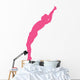 Gymnastics Backwards Leap Pink Wall Decal