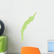 Gymnastics Backwards Leap Green Wall Decal