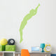 Gymnastics Backwards Leap Green Wall Decal