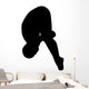 Gymnastics Silhouette Front Dive Wall Decal