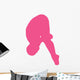 Gymnastics Front Dive Pink Wall Decal