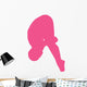 Gymnastics Front Dive Pink Wall Decal