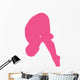 Gymnastics Front Dive Pink Wall Decal