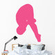 Gymnastics Front Dive Pink Wall Decal