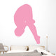 Gymnastics Front Dive Pink Wall Decal