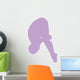 Gymnastics Front Dive Lavender Wall Decal