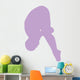 Gymnastics Front Dive Lavender Wall Decal