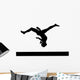 Gymnastics Silhouette Balance Beam Wall Decal
