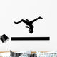 Gymnastics Silhouette Balance Beam Wall Decal
