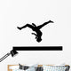 Gymnastics Silhouette Balance Beam Wall Decal