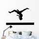 Gymnastics Silhouette Balance Beam Wall Decal