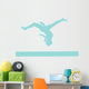 Gymnastics Silhouette - Balance Beam Flip Wall Decal