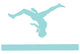 Gymnastics Silhouette - Balance Beam Flip Wall Decal