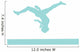 Gymnastics Silhouette - Balance Beam Flip Wall Decal