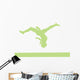 Gymnastics Beam Flip Green Wall Decal