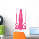 Gymnastics Silhouette Olympic Pink Wall Decal