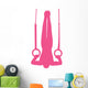 Gymnastics Silhouette Olympic Pink Wall Decal
