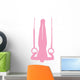 Gymnastics Silhouette Olympic Pink Wall Decal