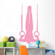 Gymnastics Silhouette Olympic Pink Wall Decal