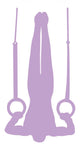 Gymnastics Silhouette Olympic Lavender Wall Decal