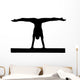Gymnastics Silhouette Style Balance Beam Wall Decal