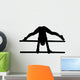 Gymnastics Silhouette Style Front Flip Parallel Bars Wall Decal
