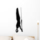 Gymnastics Silhouette Style Olympic Rings Wall Decal